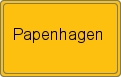 Ortsschild von Papenhagen