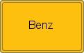 Ortsschild von Benz