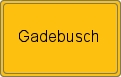 Ortsschild von Gadebusch