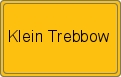 Ortsschild von Klein Trebbow