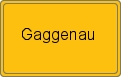 Ortsschild von Gaggenau