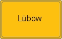 Ortsschild von Lübow