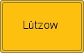 Ortsschild von Lützow