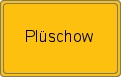 Ortsschild von Plüschow