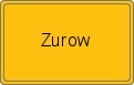 Ortsschild von Zurow