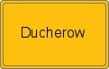Ortsschild von Ducherow