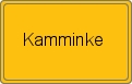 Ortsschild von Kamminke
