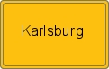 Ortsschild von Karlsburg
