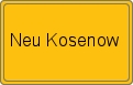Ortsschild von Neu Kosenow