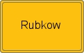 Ortsschild von Rubkow