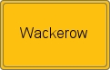 Ortsschild von Wackerow