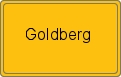 Ortsschild von Goldberg