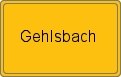 Ortsschild von Gehlsbach