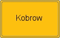 Ortsschild von Kobrow
