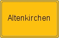 Ortsschild von Altenkirchen