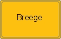 Ortsschild von Breege