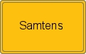 Ortsschild von Samtens