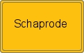 Ortsschild von Schaprode