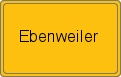 Ortsschild von Ebenweiler