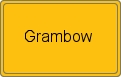 Ortsschild von Grambow