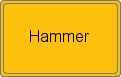 Ortsschild von Hammer