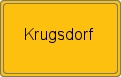 Ortsschild von Krugsdorf