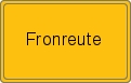 Ortsschild von Fronreute