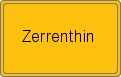 Ortsschild von Zerrenthin