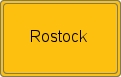 Ortsschild von Rostock