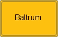 Ortsschild von Baltrum