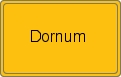 Ortsschild von Dornum