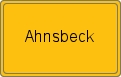 Ortsschild von Ahnsbeck