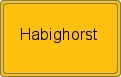 Ortsschild von Habighorst