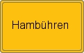 Ortsschild von Hambühren