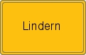 Ortsschild von Lindern