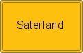 Ortsschild von Saterland