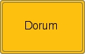 Ortsschild von Dorum