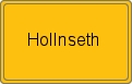 Ortsschild von Hollnseth