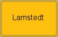 Ortsschild von Lamstedt