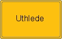 Ortsschild von Uthlede