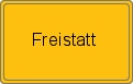 Ortsschild von Freistatt