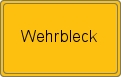 Ortsschild von Wehrbleck