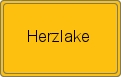 Ortsschild von Herzlake