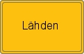 Ortsschild von Lähden