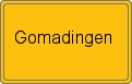 Ortsschild von Gomadingen