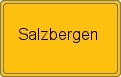 Ortsschild von Salzbergen