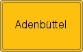 Ortsschild von Adenbüttel