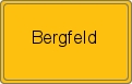 Ortsschild von Bergfeld