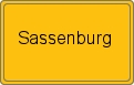 Ortsschild von Sassenburg