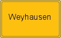 Ortsschild von Weyhausen